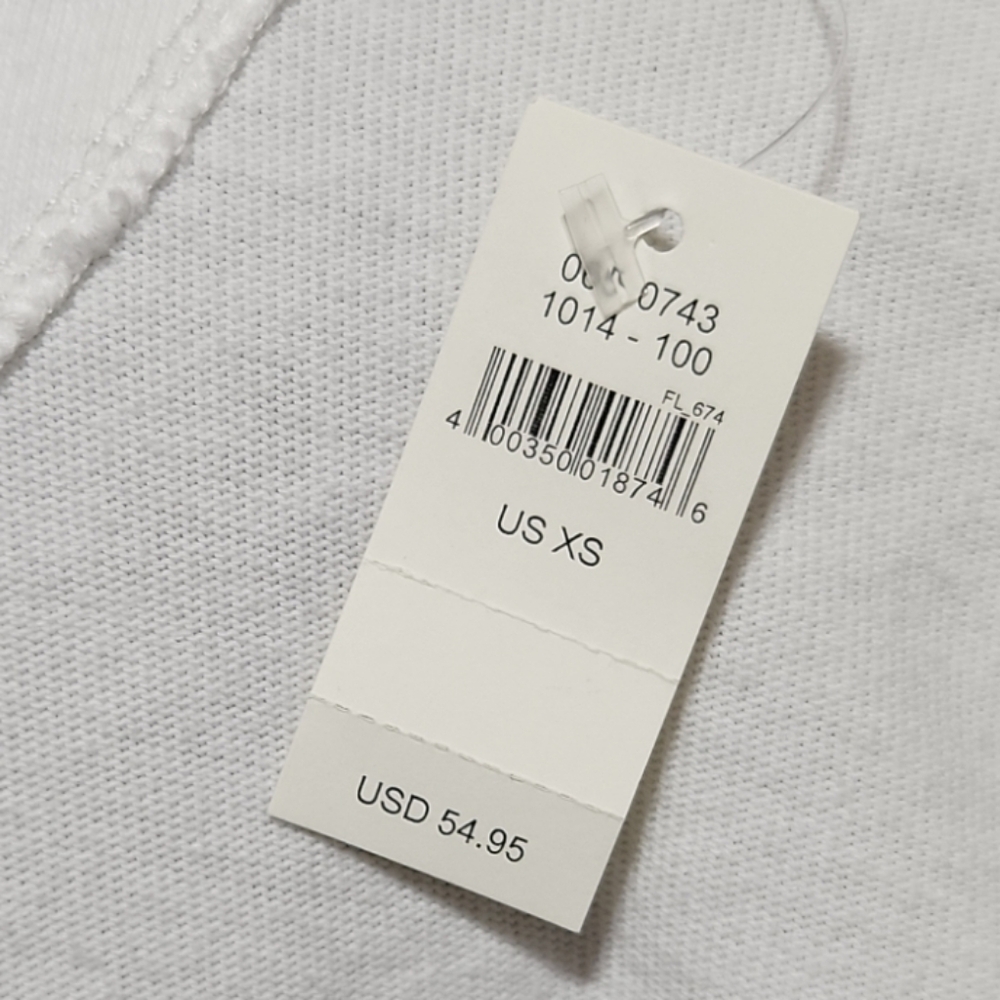 Aerie Soft White Front Lace Up Hooded Sweatshirt Ribbed Cuffs & Rolled Hem (XS) - Picture 8 of 11